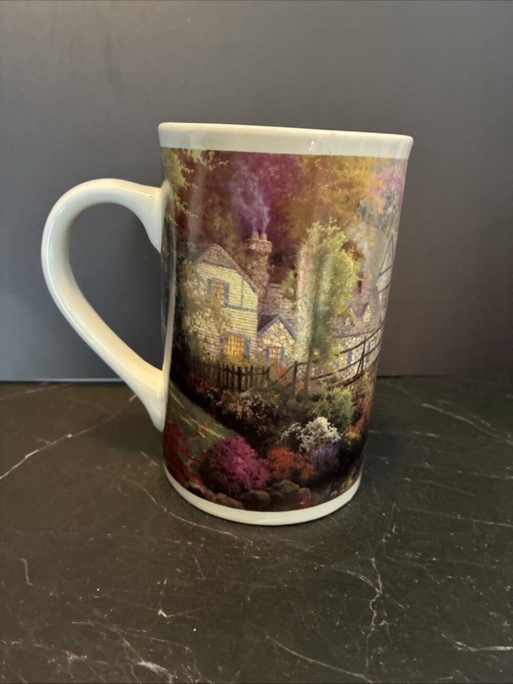 Thomas Kinkade Coffee Mug Cottage Landscape Designpac 2004 Collectible